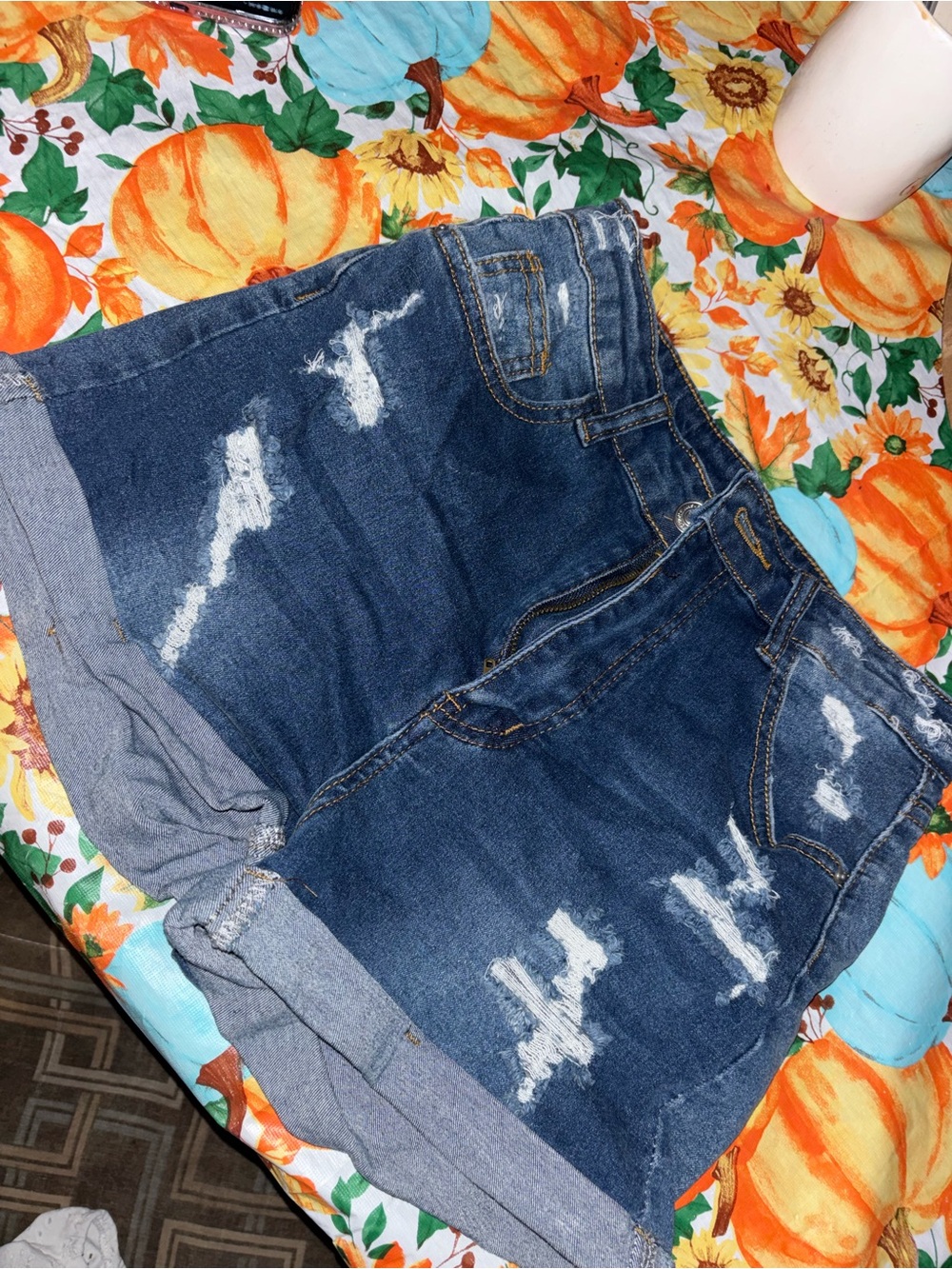 medium jean shorts